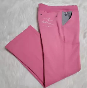 Vintage Y2K Apple Bottom Jogger Sweatpant Pull On Pink Junior Medium Rare III-12 - Picture 1 of 18