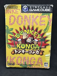 Donkey Konga per Nintendo Gamecube gioco e custodia giapponese - Foto 1 di 5