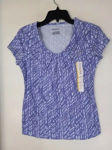 Merona Purple  Classic fit  Top Blouse Sz Small NEW - Picture 1 of 3