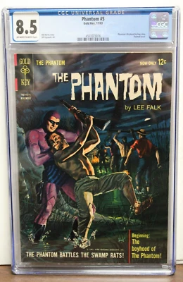 Cómics de Phantom #5 (1963) CGC 8,5, Bill Harris, Bill Lignante, Gold Key Foto 1 de 4