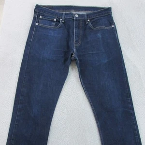Levis Jeans Mens W34 L32 Blue Slim Tapered Denim 512 - Picture 1 of 12