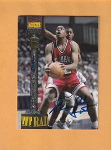 Shawnelle Scott St. John's Redmen AUTO 1994 Signature Rookies/7750 1A - Imagen 1 de 2