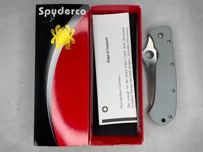 RARO Spyderco Lum Tanto Gris G10 VG-10 C46GPGY Discontinuado Sprint Run Foto 1 de 4