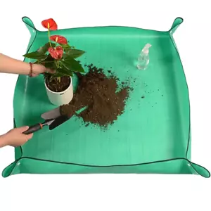 Matte Pflanze Eintopfend Garten Unterlage Gartenarbeit Wasserfest Umtopfend Topf - Bild 1 von 8