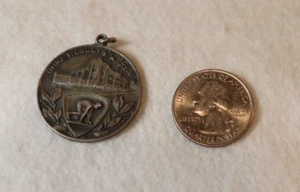 VINTAGE OHIO WESLEYAN RELAIS MEDAILLE KLASSE B 880 YD RELAIS STERLING BALF OUR 32 MM - Bild 1 von 4