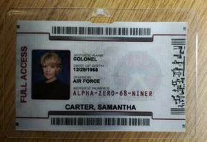 Stargate Command SG-1 ID Badge - Colonel Samantha Carter Cosplay Kostüm B - Bild 1 von 3