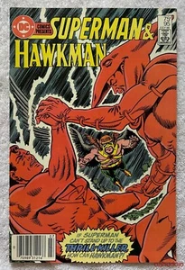 DC COMICS PRESENT #95 SUPERMAN & HAWKMAN #95 Mark Jewelers variante julio 1986 casi nuevo* - Imagen 1 de 3