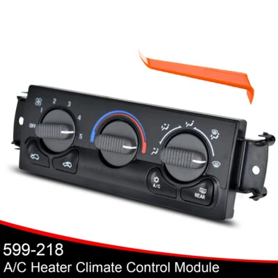 599-218 A/C Heater Climate Control Panel for GMC Yukon XL 1500 2000-2002 - Image 1 of 4