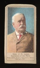 1901 T175 Heroes of the Spanish War #24 Hon. J.D. Long