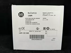 1PZ Interruttore Protezione Motore Allen Bradley 140M-C2E-B40 Nuovo Sigillato - Foto 1 di 2