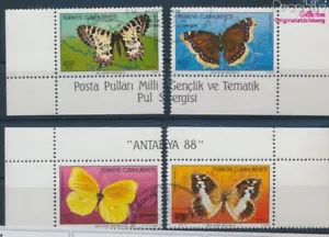 Turchia 2833-2836 (completa edizione) usato 1988 Farfalle (10309569 - Foto 1 di 1