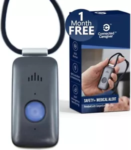 Safety+ 4G Medical Alert System Fall Detection Wearable Panic Button Pendant - Picture 1 of 8