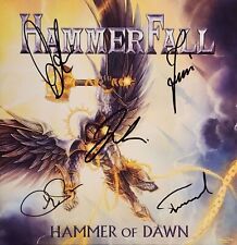 Hammerfall Autographed Hammer Of Dawn Vinyl LP #2