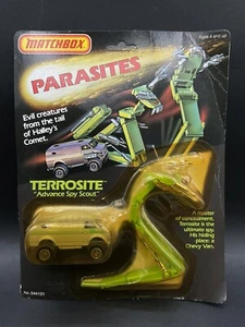 Matchbox Parasites Terrosite Advance Spy Scout Chevy Van Die Cast 1985 Unpunched - Picture 1 of 9