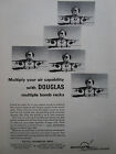 10/1964 PUB DOUGLAS AIRCRAFT A-4 SKYHAWK MULTIPLE BOMB RACKS ORIGINAL AD