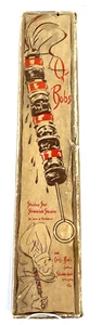 VTG Q-Bob's BBQ ShishKebab Skewers Stainless Steel Original Box 4 + 3 MCM - Picture 1 of 13