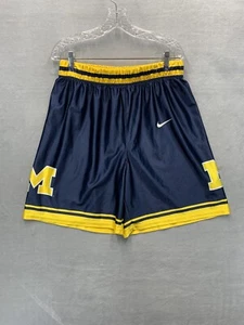 Vtg 100% Authentic Nike Michigan Wolverines Shorts Fab 5 Five Men Size XL - Picture 1 of 14