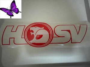 1 x RED HOLDEN HSV PERMANENT VINYL DECAL FOR CAR LAPTOP C - Picture 1 of 2