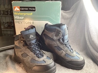 Ozark Trail Impermeable Hombre Talla 7.5 Gris Peyton 2 con HydroGuard Sin Puntera de Acero Foto 1 de 4