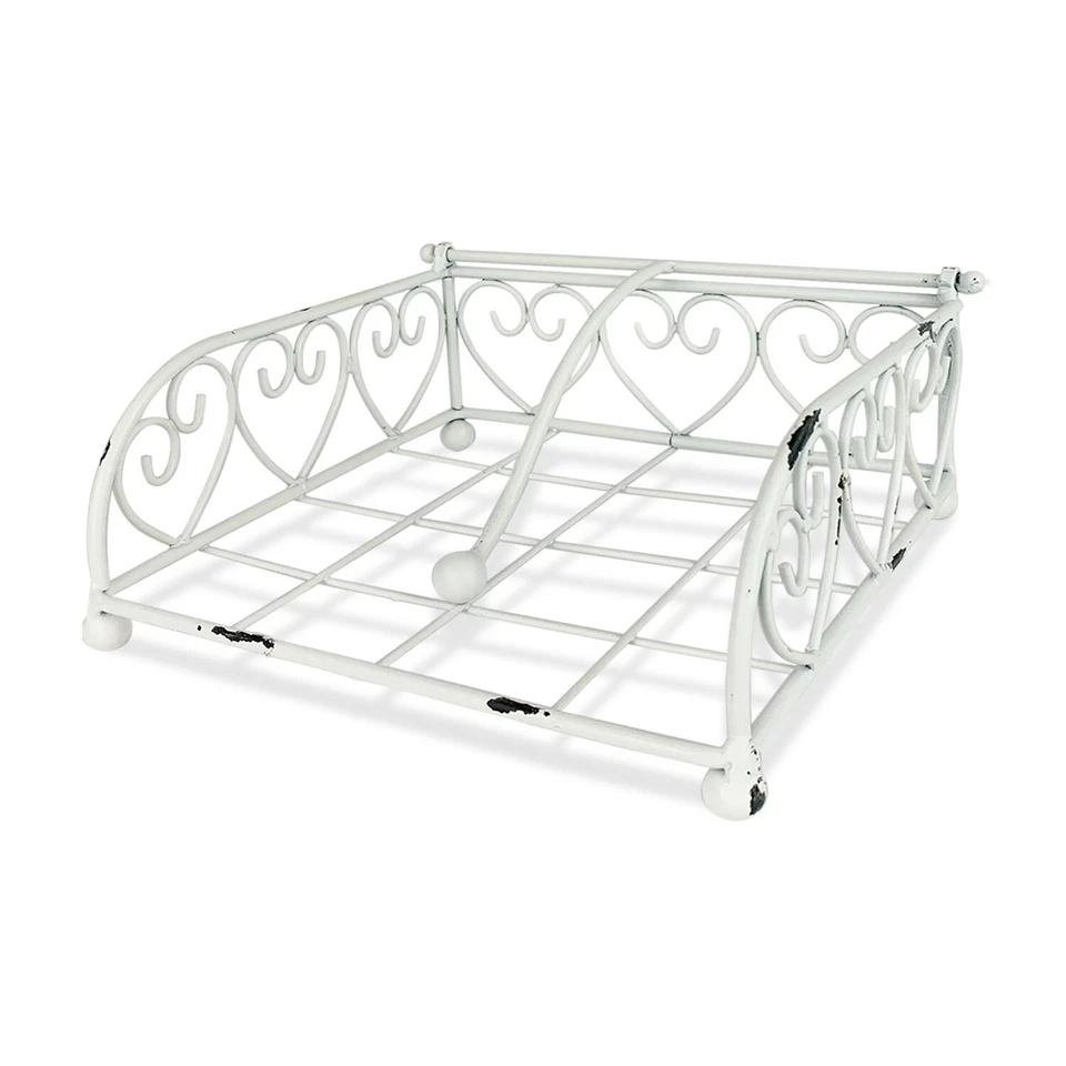 Portatovaglioli in metallo Nuvole di Stoffa Shabby chic stile retrò Vintage 5302 - Immagine 1 di 1