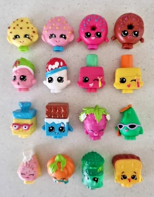 Shopkins Kinstructions Figures Lot of 16 from various Sets - Collectable & Rare - image 1 of 4