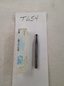 1 NEW SGS 1/8" SHANK CARBIDE BURR SD-41 FC SINGLE CUT. BALL. -T654- - Picture 1 of 3