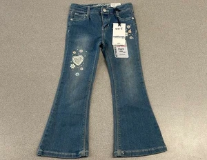 Pantalones de mezclilla acampanados WallFlower para niñas pequeñas nuevos con etiquetas C3 - Imagen 1 de 5
