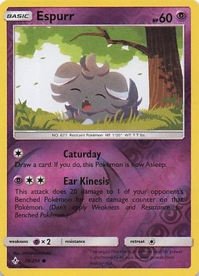 Espurr SM - Unbroken Bonds 79/214- NM - Reverse Holo - Image 1 of 2