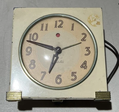 Reloj de manto eléctrico Westclox años 30 Art Deco Foto 1 de 4