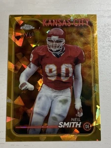 2024 Topps Chrome Sapphire Neil Smith rifrattore oro #26/50 - Foto 1 di 2