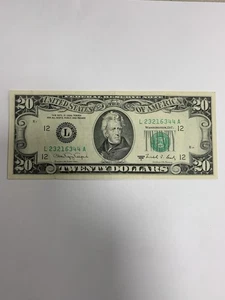 20 Dollar Bill, OLDER, 1988A , L23216344A - Picture 1 of 8