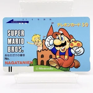 Super Mario Brothers Vintage Orange Card Mario Peach Nintendo Japan Game Anime - Foto 1 di 8