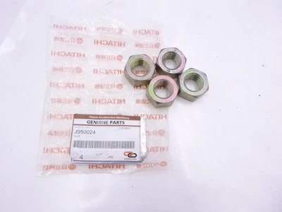 4 Pack Genuine OEM Hitachi J950024 Nut for Cranes/Heavy Machinery - Image 1 of 3