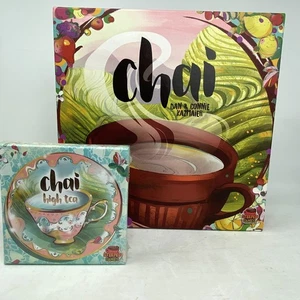 CHAI TEA Gioco da Tavolo Edizione Deluxe con Espansione High Tea Steeped Games Fuori Produzione - Foto 1 di 6