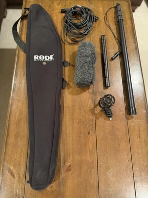 Micrófono de escopeta Sennheiser ME66 con fuente de alimentación K6 y pluma Foto 1 de 4