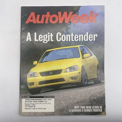 AutoWeek Magazine May 2000 Lexus IS200 - Image 1 of 4