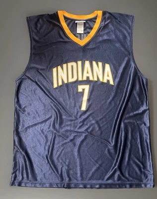 Excelente estado usado!!! Camiseta NBA Indiana Pacers Jermaine O'Neal #7 Masculina Tamanho 2XL - Imagem 1 de 4