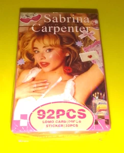 Sabrina Carpenter Cards – 92 Piece Photocard & Sticker Set - New Sealed - Picture 1 of 6