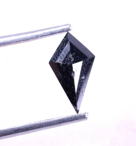 Aquilone Naturale 0,86Ct Sale e Pepe Diamante Nero per Design Gioielli Unico. - Foto 1 di 6
