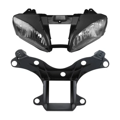 Front Headlight & Upper Fairing Stay Bracket Fit For Yamaha YZF R6 2006 2007 07 - Image 1 of 4