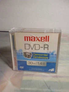 Maxell DVD-R Camcorder Sealed Discs 30 min each 1.4GB (3 pack) - NEW - Picture 1 of 2