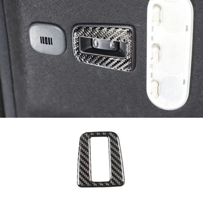 Tampa adesiva acabamento interruptor teto solar fibra de carbono real para Nissan Juke 2011-2019 - Imagem 1 de 4