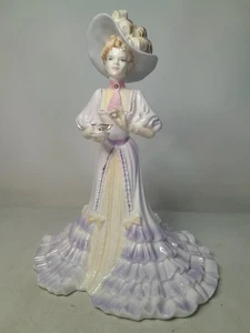 1998 Ltd Ed Coalport Figurine LADY ELIZABETH #1923 High Society Collection - Picture 1 of 9