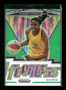 2021 Panini Prizm WNBA #3 Chiney Ogwumike Fearless Prizms Green - Bild 1 von 2