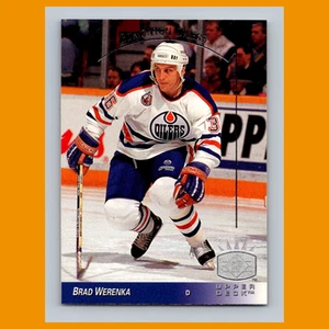 Tarjeta de hockey Brad Werenka #54 1993-94 Upper Deck SP Inserts Edmonton Oilers NHL - Imagen 1 de 3