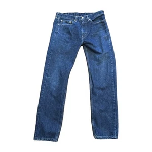 Levi’s 505 Jeans Men’s 34x35 Straight Leg Regular Fit Dark Wash Made Mexico - Picture 1 of 10