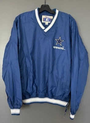Pullover de colección Dallas Cowboys Starter adulto X-grande azul Troy Aikman años 90 Foto 1 de 3