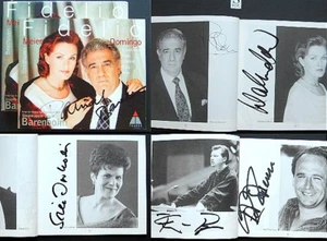 BARENBOIM DOMINGO MEIER PAPE ISOKOSKI Signed BEETHOVEN FIDELIO 2CD Autograph - Bild 1 von 1