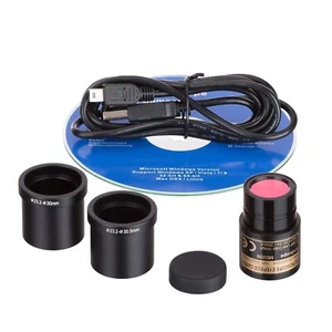 Cámara de microscopio digital para oculares Amscope 2MP USB 2.0 color CMOS - Imagen 1 de 4