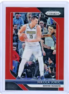 2018-19 Panini Prizm - Nikola Jokić #92 Red Prizm /299 Nuggets - Picture 1 of 2